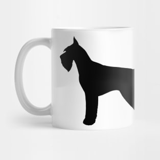 Giant Schnauzer Silhouette Mug